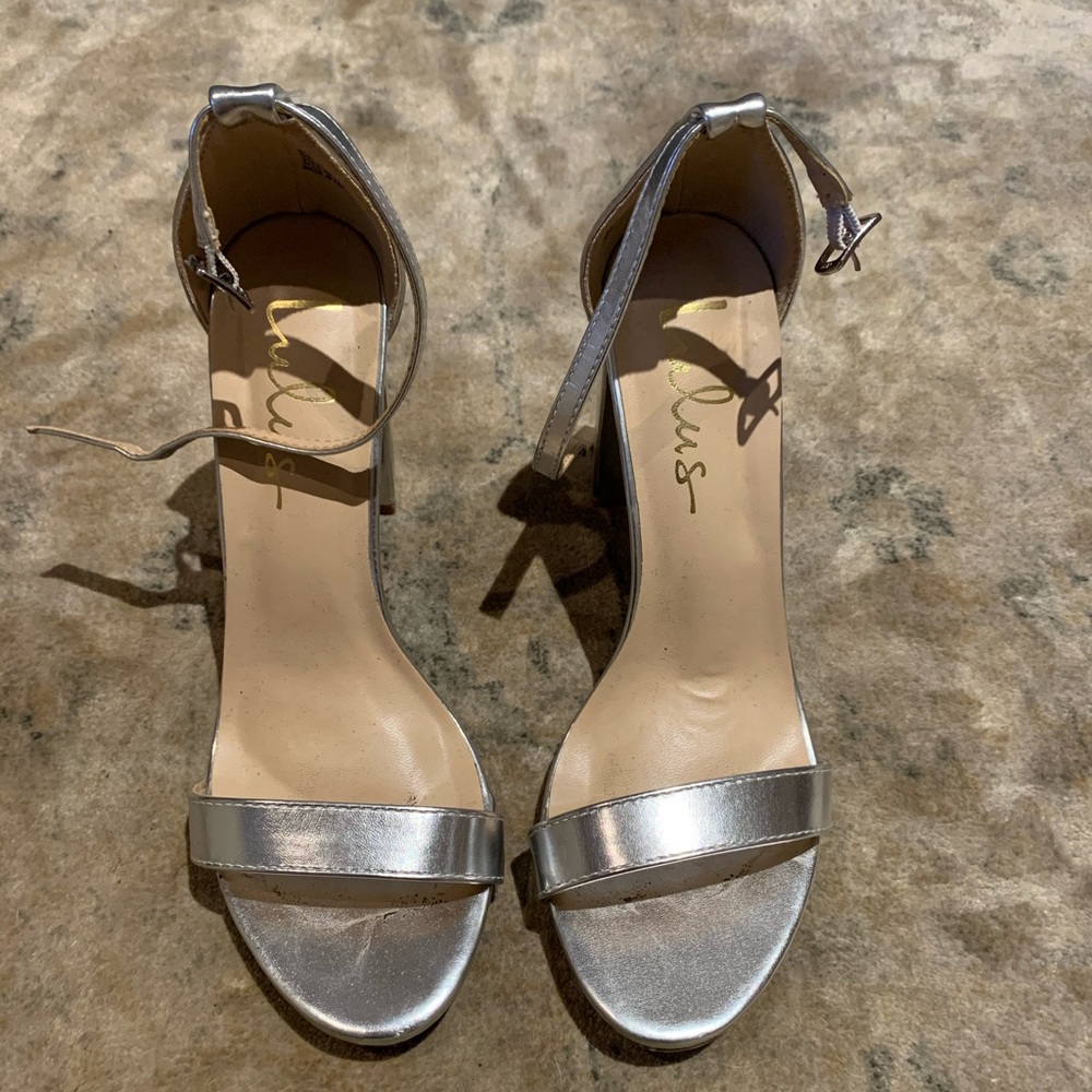 Lulu’s silver heels
